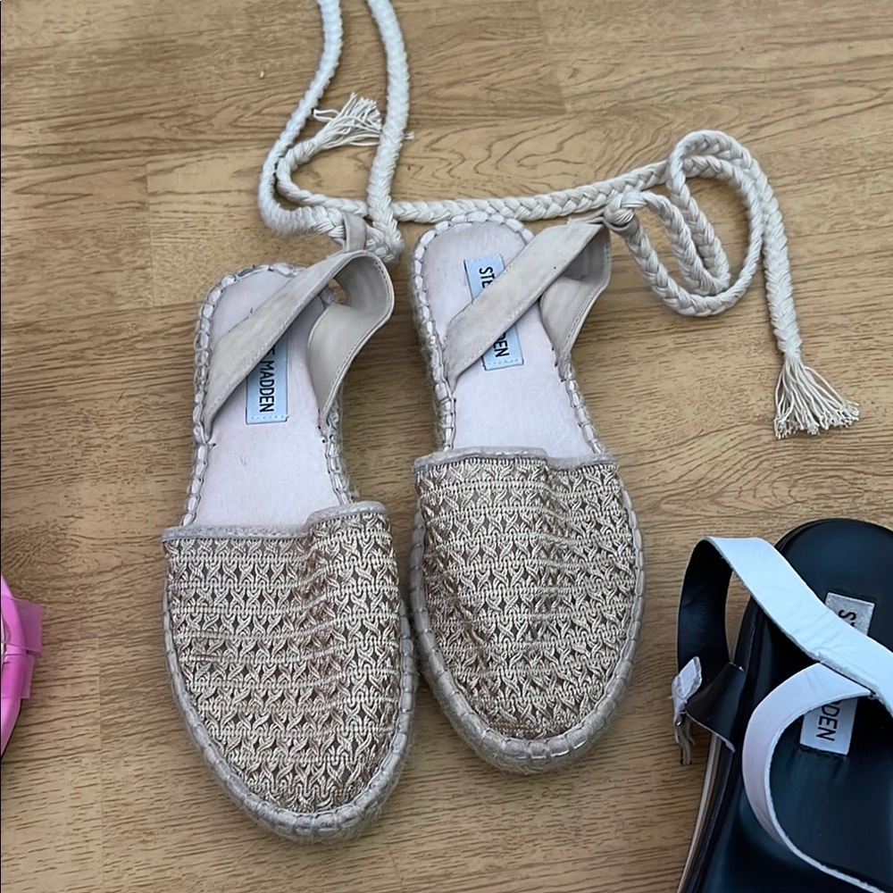 Steve Madden Tan Sandals Comfortable Summer Shoes